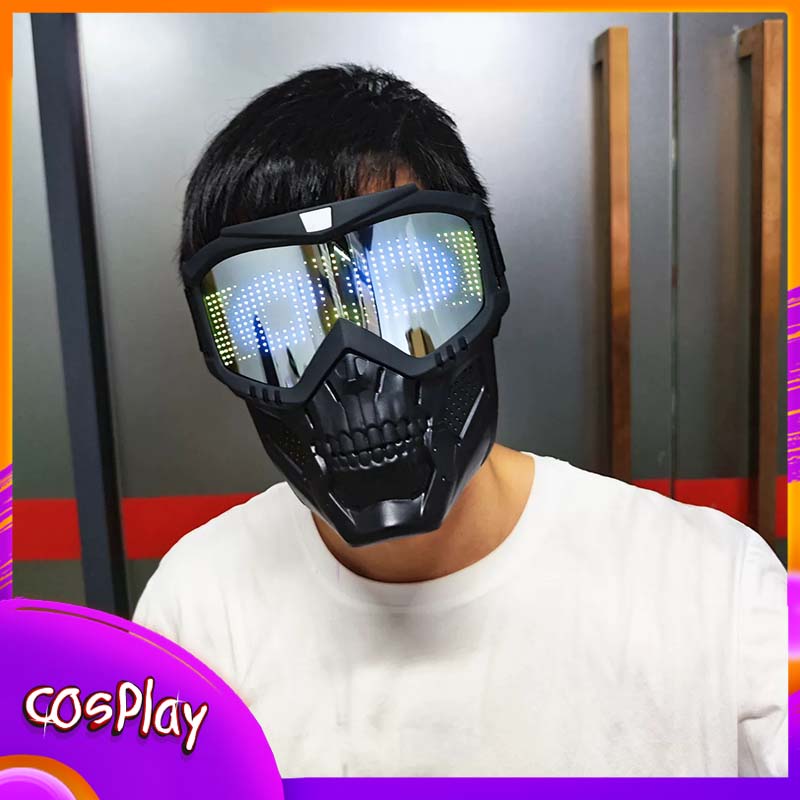 Free Cosplay Prop Patterns - Cyber Punk Mask Cosplay Costumes Tactics