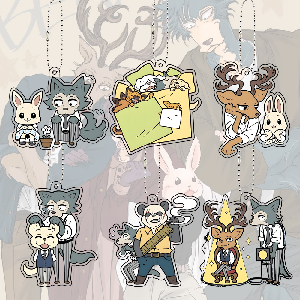 Acrylic Cosplay Prop - BEASTARS Acrylic Keychain Anime Characters Rouis