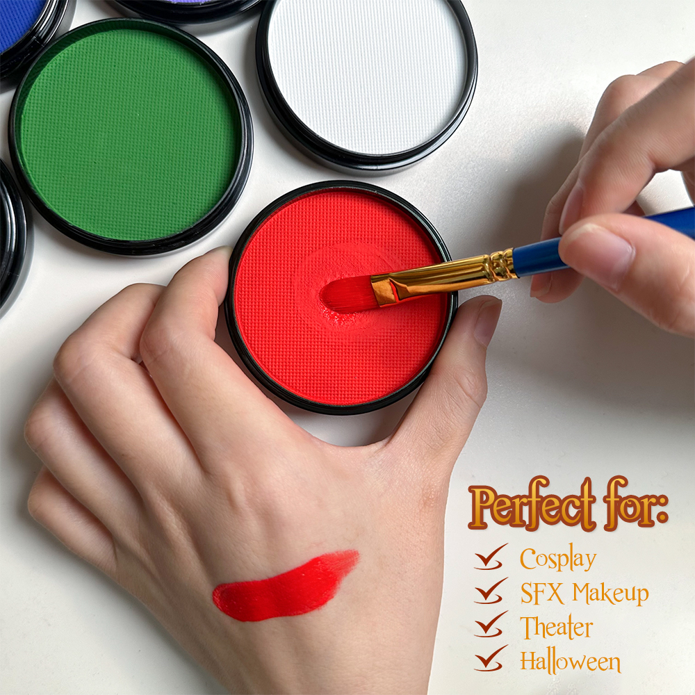 6 Colors Water Activated Face  - Cosplay Prop Paint recension och pris