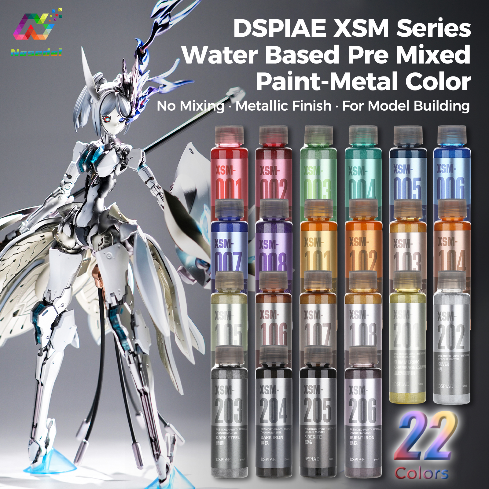 DSPIAE XSM Series 50ml Water B - Metallic Spray Paint recension och pris