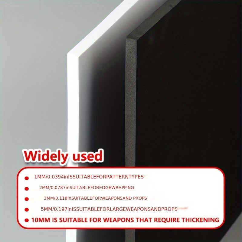 EVA Foam Board 14x39 Inch, 3mm - Cosplay Prop Foam Board recension och pris
