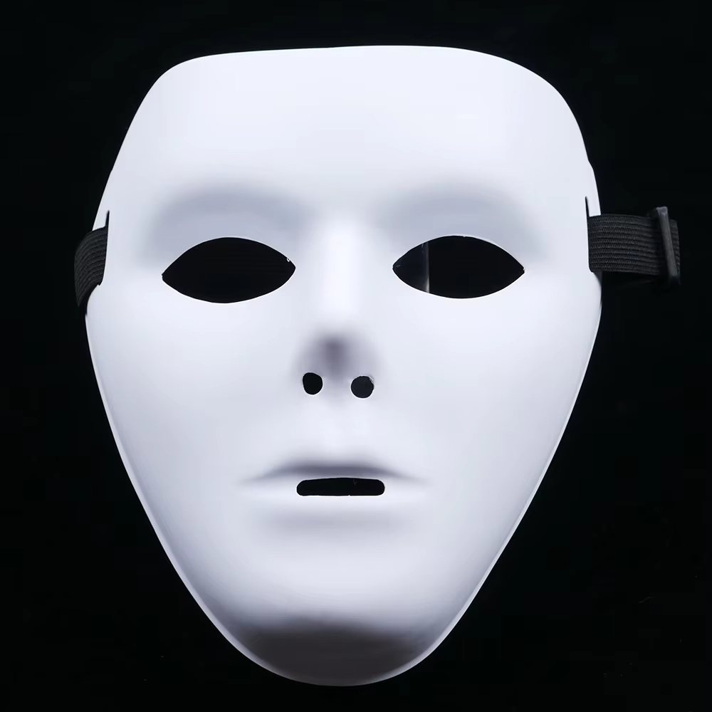 Halloween Pvc White Face Mask  - Cosplay Prop Paint recension och pris