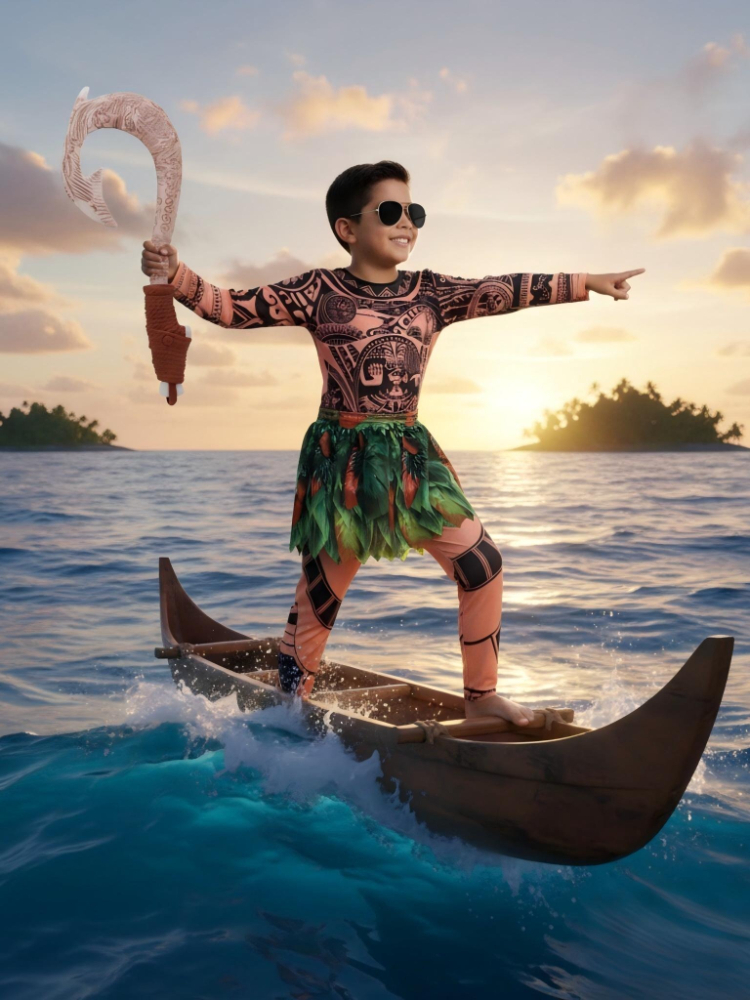 Summer Moana Maui Kids Boys Co - Free Cosplay Prop Patterns recension och pris