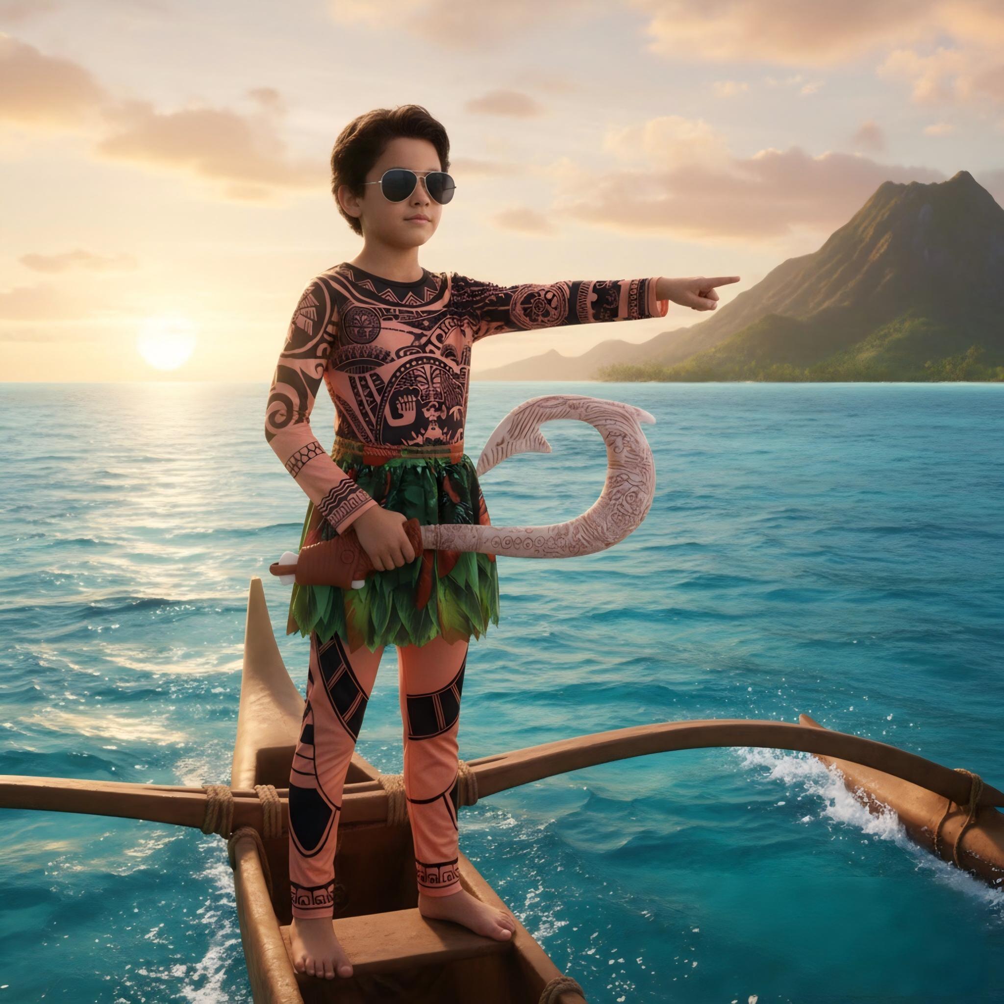 Summer Moana Maui Kids Boys Co - Free Cosplay Prop Patterns recension och pris