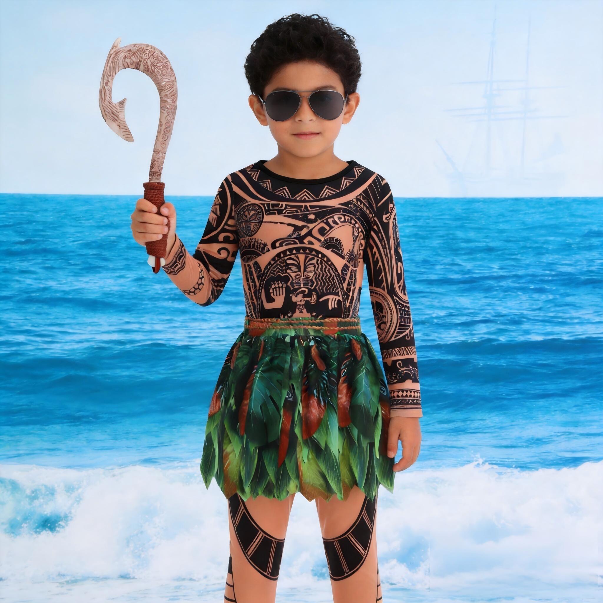 Summer Moana Maui Kids Boys Co - Free Cosplay Prop Patterns recension och pris
