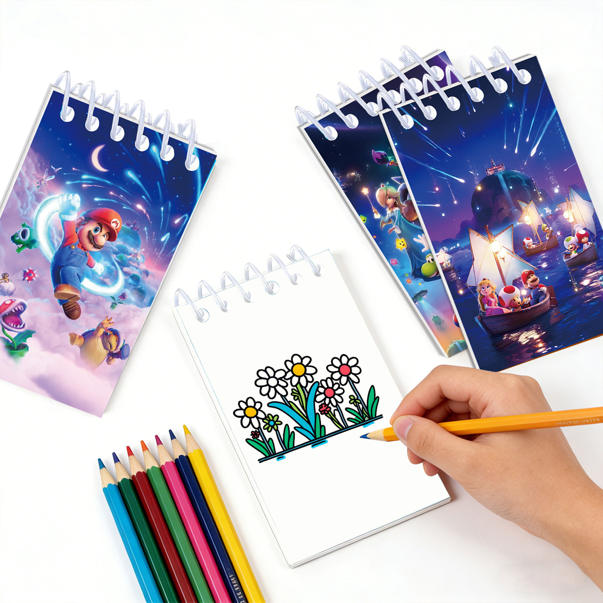 10pcs Super Marios Notebook Th - Cosplay Prop Book recension och pris