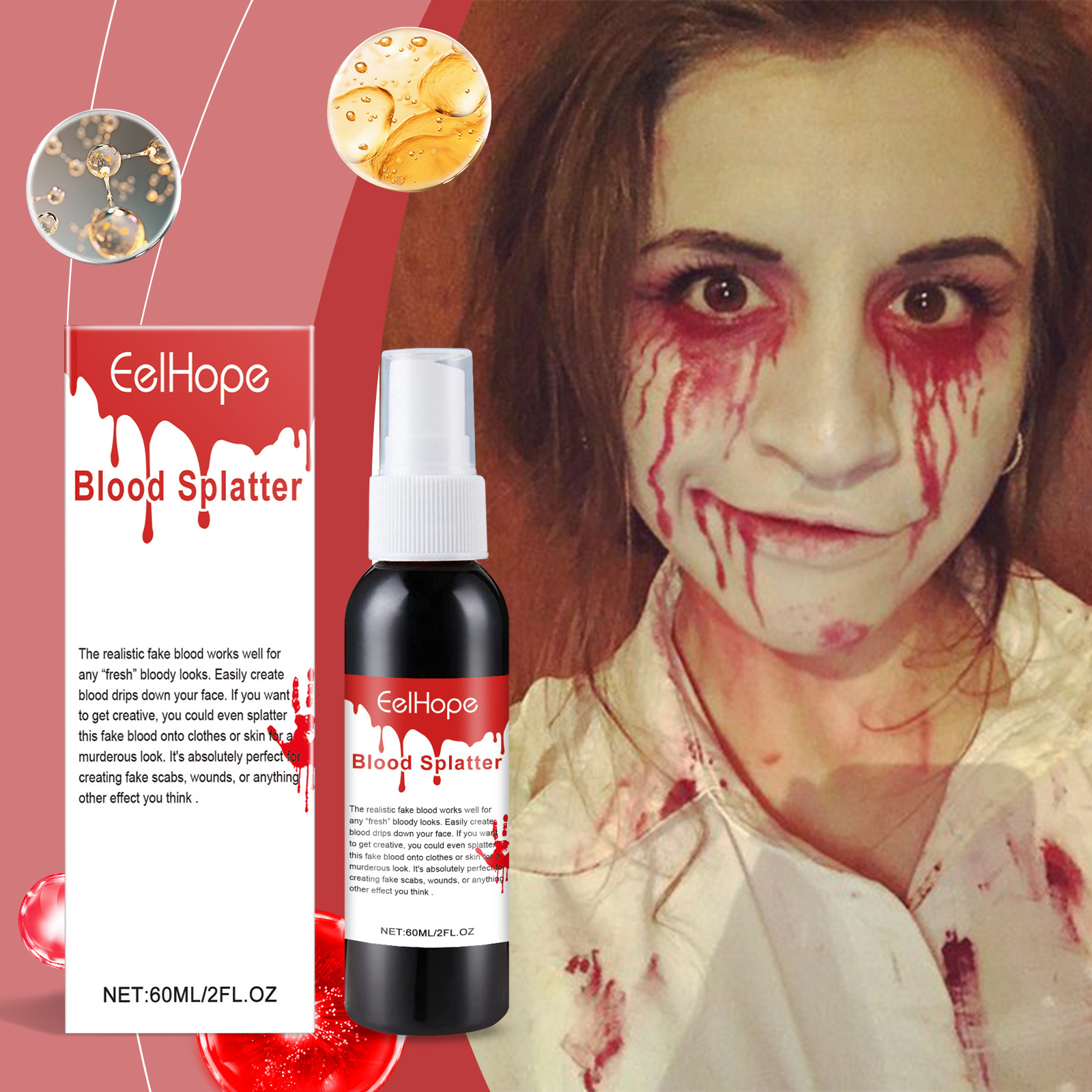 Halloween Emulation Fake Blood - Cosplay Prop Paint recension och pris