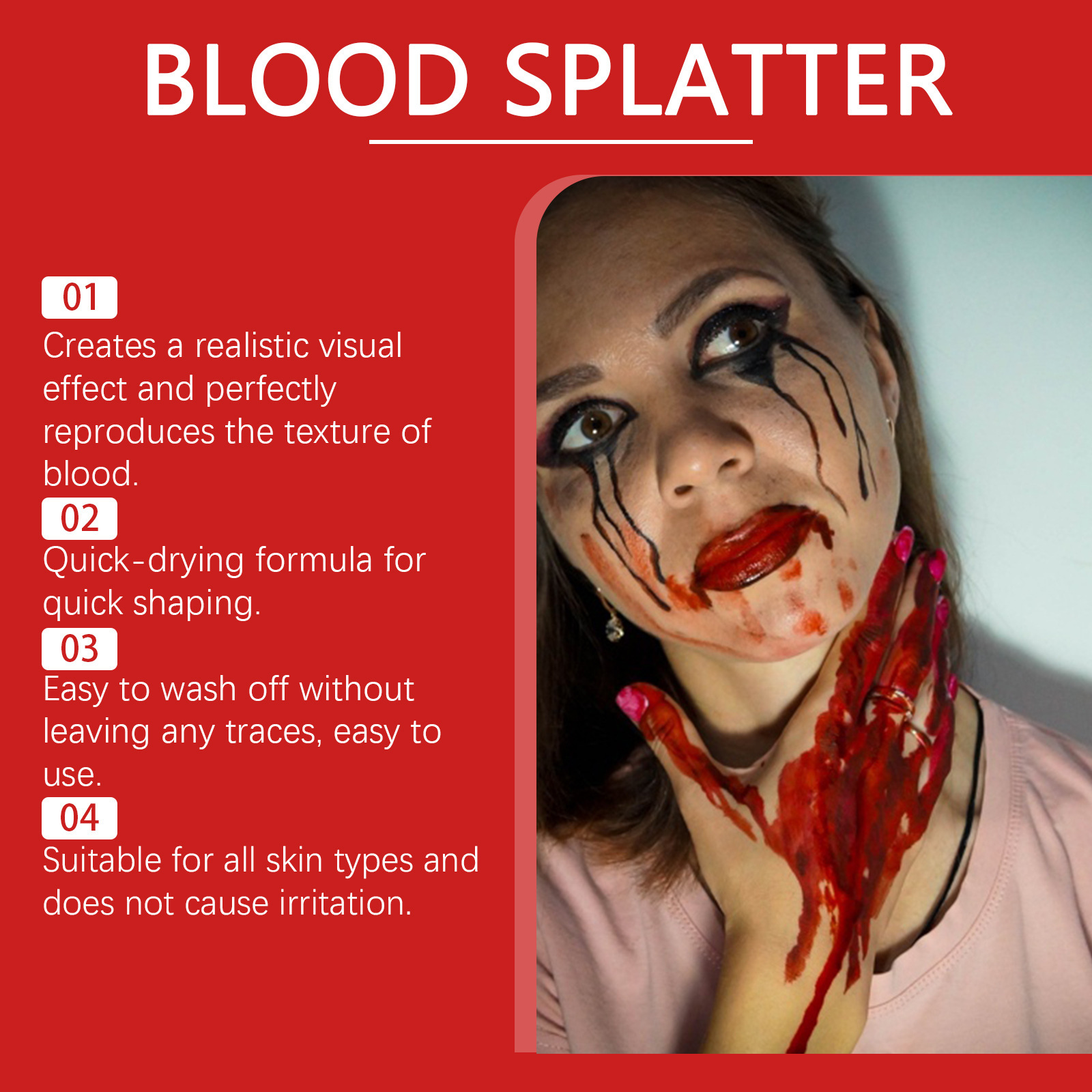 Halloween Emulation Fake Blood - Cosplay Prop Paint recension och pris