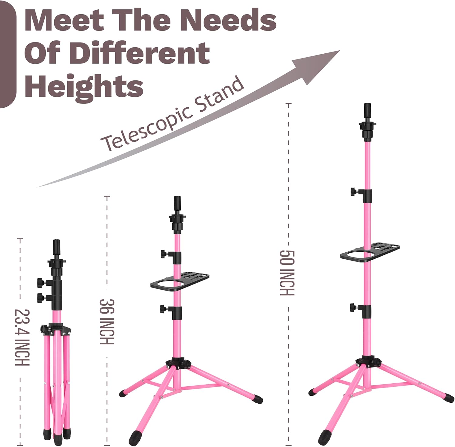 Wig Tripod Stand with Tray 125 - Aerith Cosplay Prop recension och pris