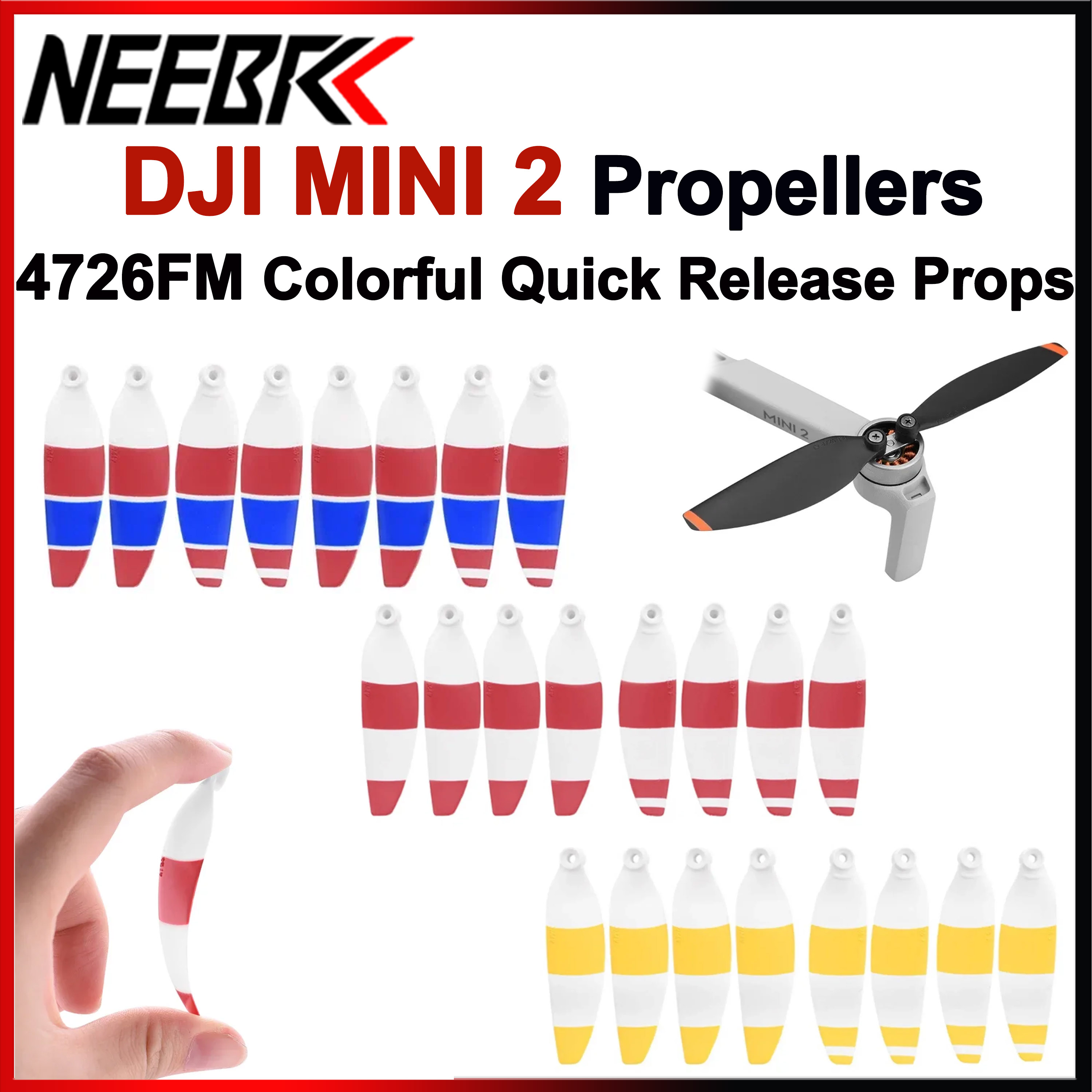 8/16pcs 4726FM Propeller Color - Ekko Cosplay Prop recension och pris
