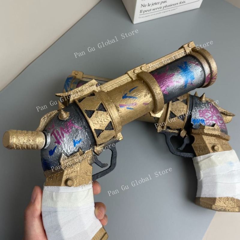 28cm/11.02in Jinx Pistol Custo - Cosplay Prop Pistol recension och pris