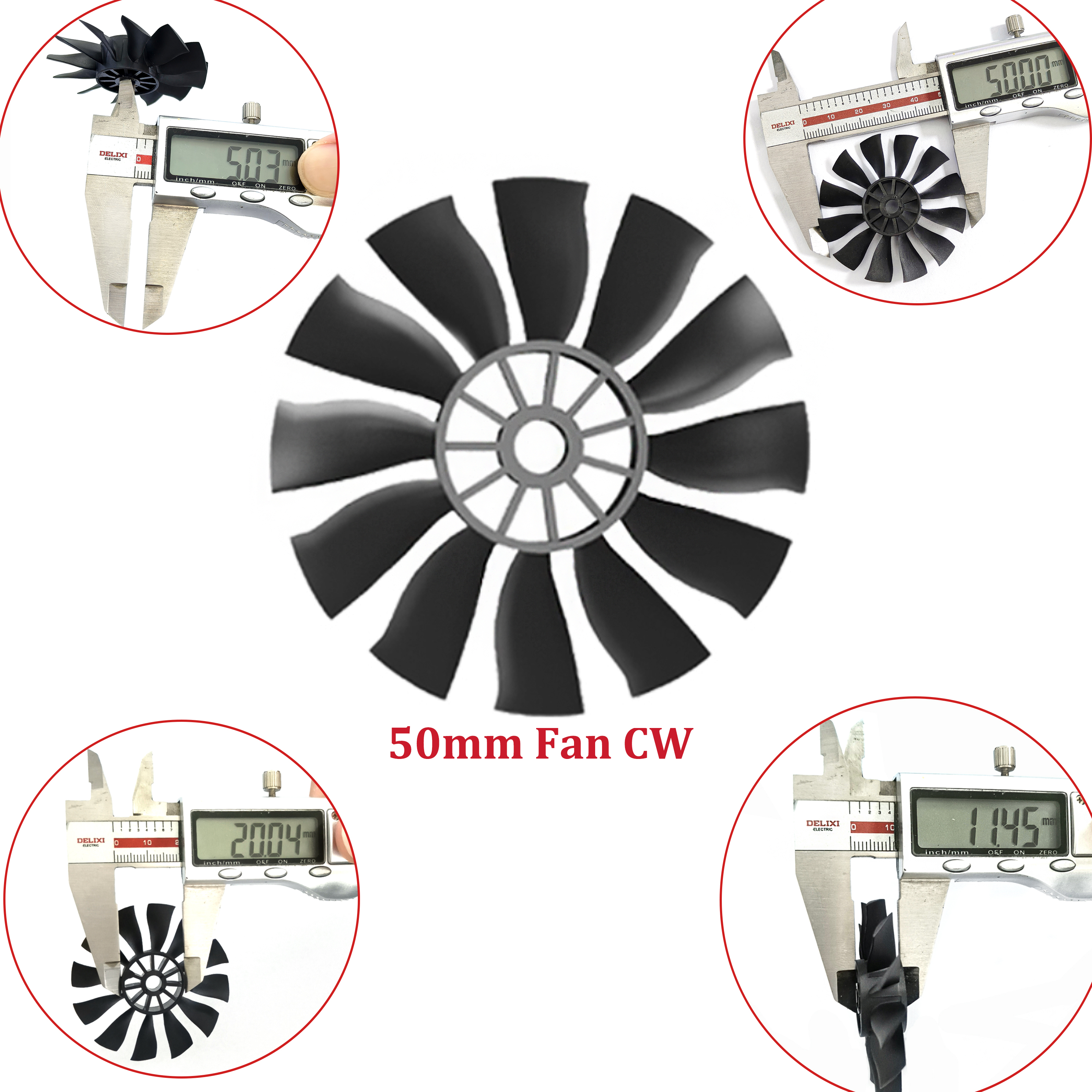 QX-MOTOR 12Blades CW CCW 70mm  - Ekko Cosplay Prop recension och pris