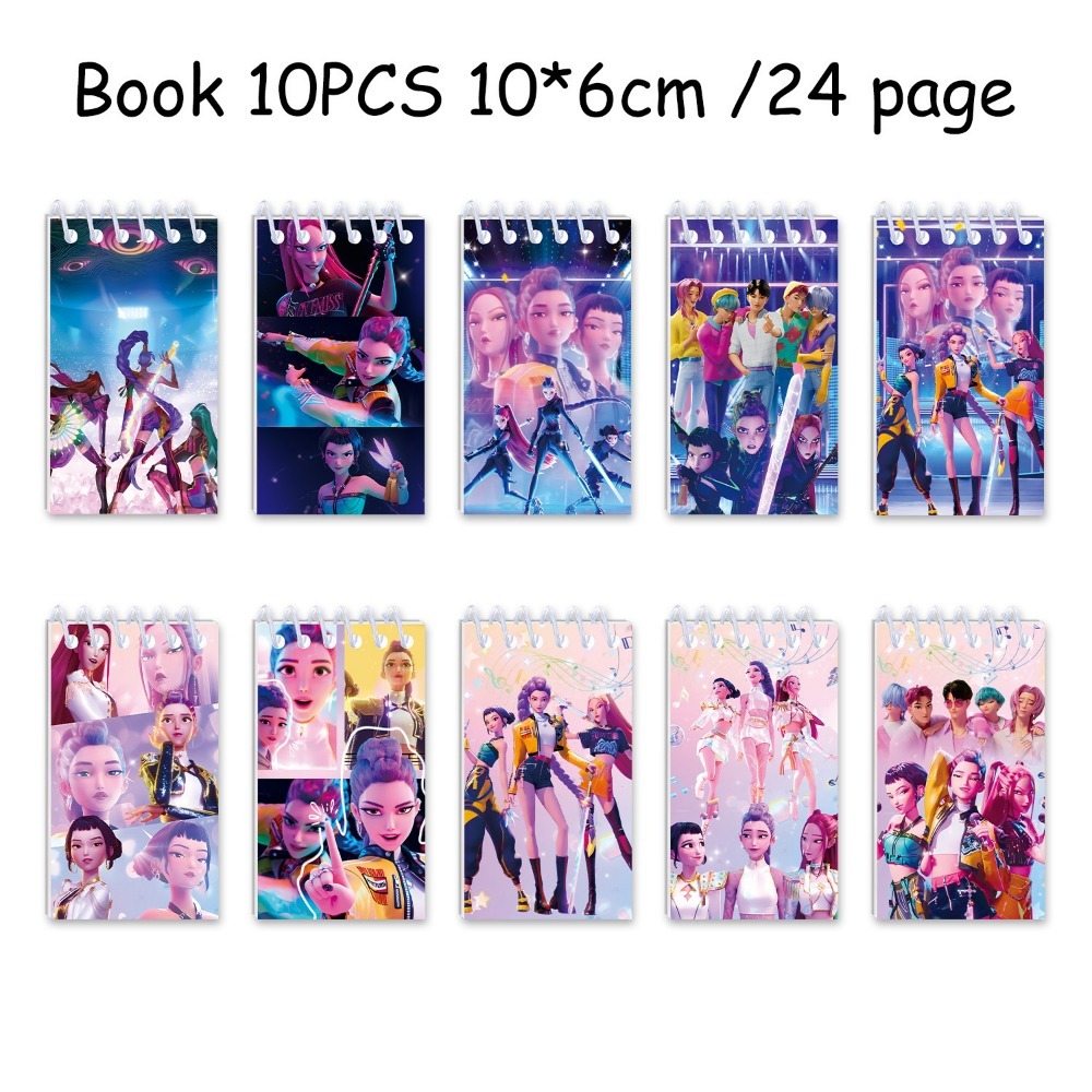 10PCS Anime Girls Group K-pop  - Free Cosplay Prop Patterns recension och pris