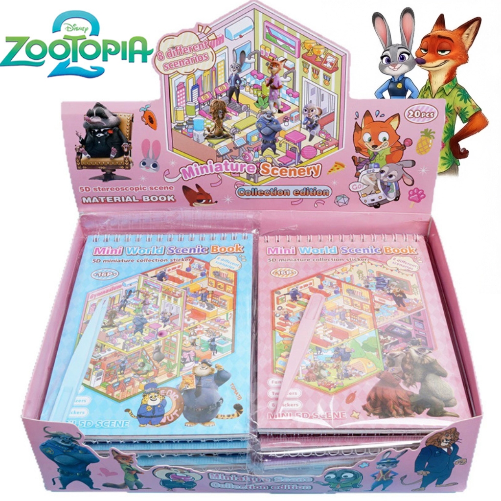  HOT Zootopia2 Mini World Sce - Cosplay Prop Book recension och pris