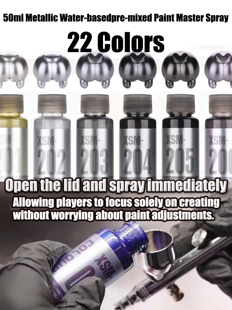 XSM 50ml Metallic Water-basedp - Metallic Spray Paint recension och pris